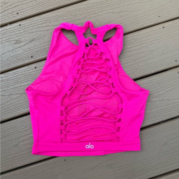 ALO Yoga Pink Tank Top - Picture 3 of 4